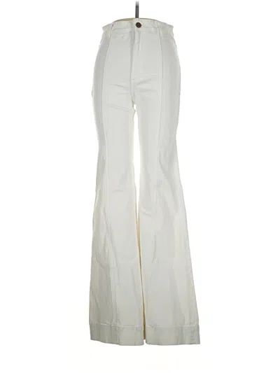 Pre-owned Pinkfilosofy Jeans In Ivory