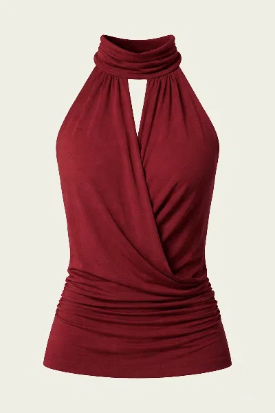 Pinkfilosofy Vivienne Blouse In Cabernet