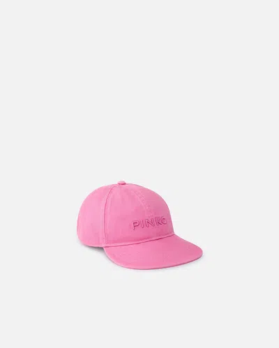 Pinko Logo-detail Baseball Cap In Pink