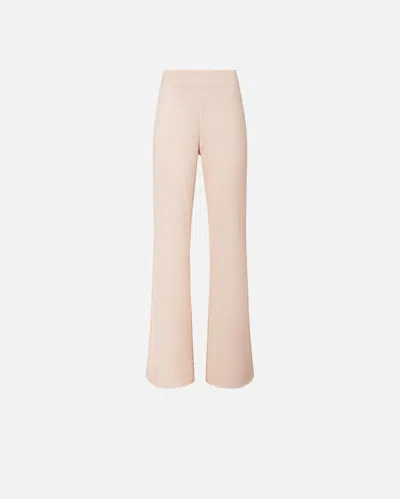 Pinko - Flared Trousers In Satin - 46 In Pink