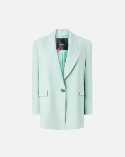 PINKO - JACKET WITH ROSE JEWEL BUTTONS - 48