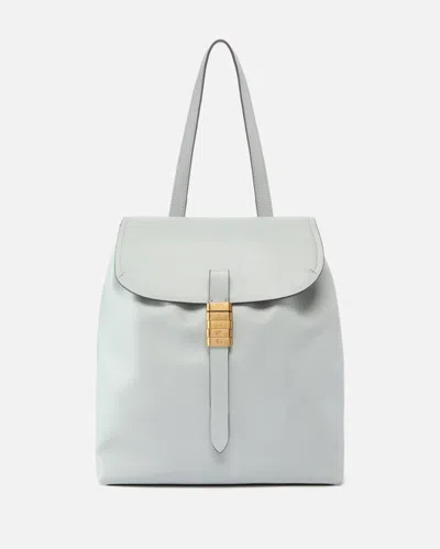 Pinko - Medium Saddle Backpack In Leather With Logo Rings