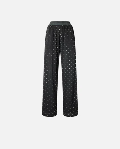 Pinko - Mesh Trousers With Mirror Detail - L
