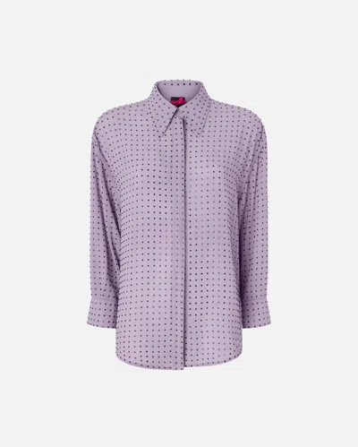 Pinko Olive Shirt In Purple