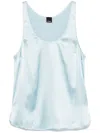Pinko `crazy` Tank Top In Blue