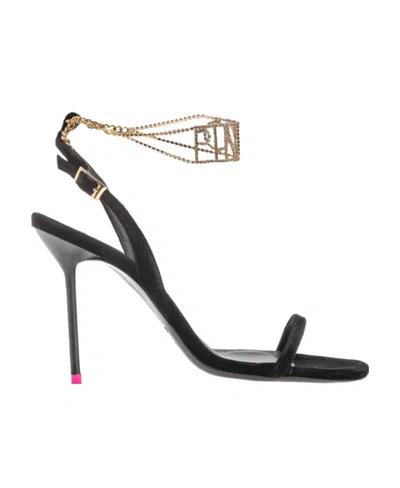 Pinko 110mm Leather Open-toe Sandals
