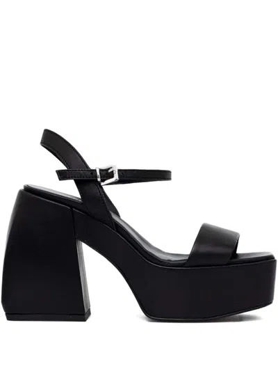PINKO 120MM PLATFORM HEELED SANDALS