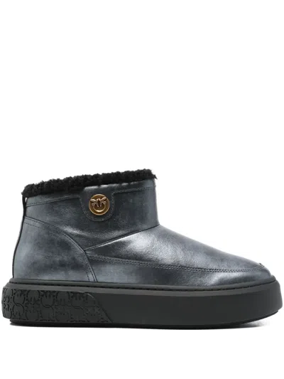 Pinko 35mm Platform Boots In Black