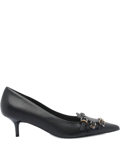PINKO 50MM BUCKLE-DETAIL POINTED-TOE PUMPS