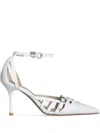 Pinko 85mm Pointed-toe Pumps