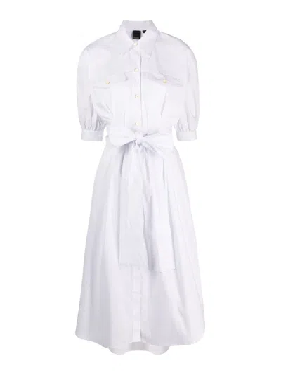Pinko Abbigliato Shirt Dress In White