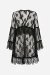 Pinko Abito In Pizzo Nero In Nero