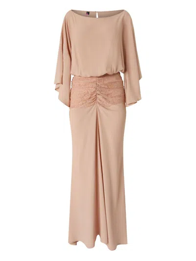 Pinko Abito Lungo Color Nude Radicchio
