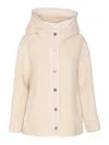 Pinko White Polyester Clothing Jackets In Pink