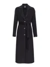 Pinko Coat In Black