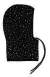 Pinko Balaclava With Drawstring And Rhinestones In Black