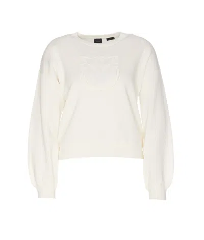 Pinko Acciuga Sweatshirt In White
