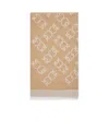 Pinko Acronis Love Birds-motif Scarf In Nude