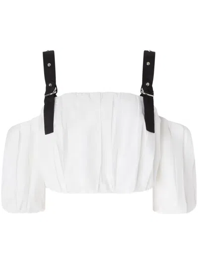 PINKO ADJUSTABLE CROPPED TOP