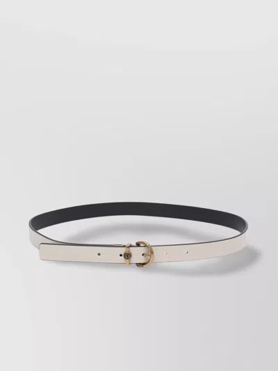Pinko Adjustable Length Gold-tone Buckle Smooth Finish In Multicolor