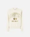 Pinko Adventure Sweatshirt With Glitter In G. Maroso Beige