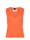 Pinko Agner Top Made Of Cotton Blend.