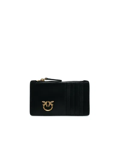Pinko Airone Card Case In Black
