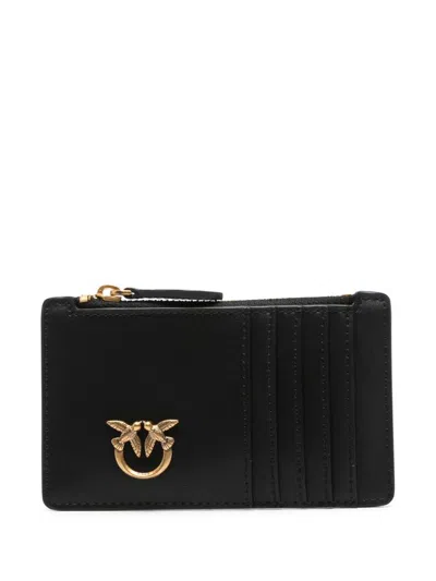 Pinko 'airone' Card Holder In Black