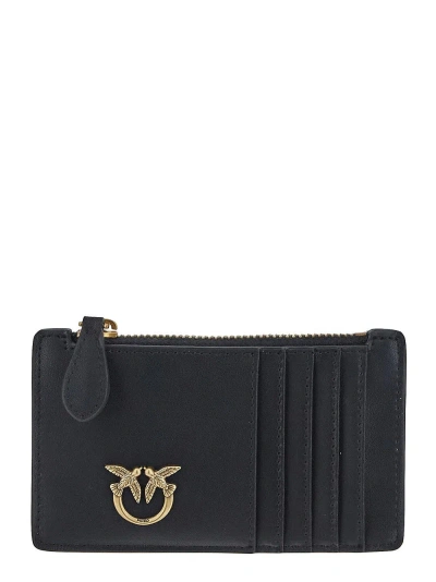 Pinko Airone Cardholder In Black