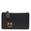Pinko Airone Holder With External Card Slots In Black