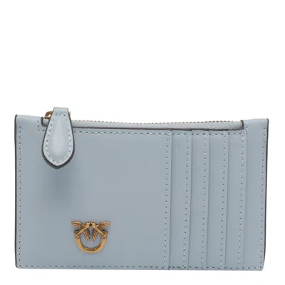 Pinko Airone Cards Holder In Blue