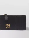 Pinko Airone Holder With External Card Slots In Black