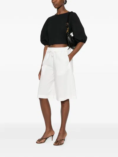 Pinko Alcamo Elasticated Shorts In White