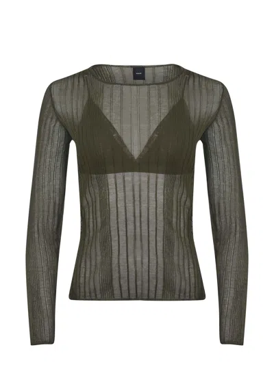 Pinko "alchemilla" Sweater In Green