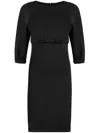 Pinko Alda Midi Dress In Black