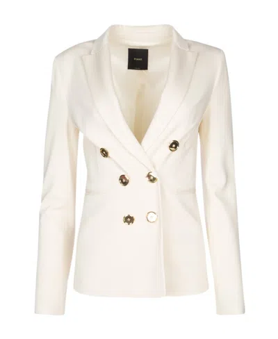 Pinko Tailored Jackets Gold Buttons In Neutral