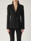 Pinko Alexia Giacca Punto Stoffa Scuba Blazer In Nero