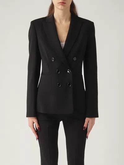 Pinko Alexia Giacca Punto Stoffa Scuba Blazer In Nero