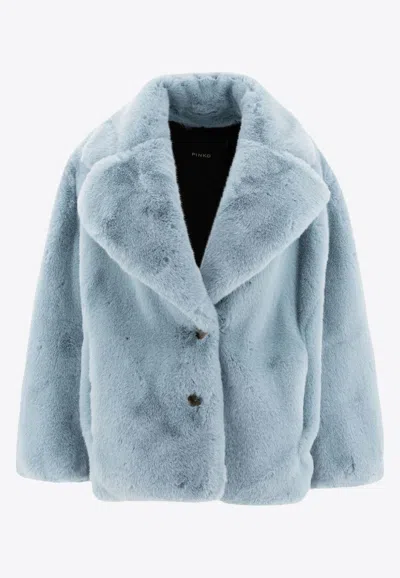 Pinko Alighieri Faux Fur Short Coat
