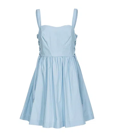 Pinko Amazonia Mini Dress In Blue