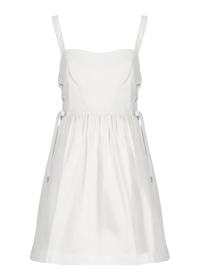 Pinko Amazonia Mini Dress In White