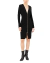 Pinko Anceo Dress In Limo Black