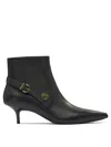 Pinko Booties With Love Birds Logo On The Strap