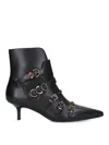 Pinko Ankle Boots With Buckle In Black