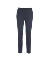 Pinko Ankle-length Slim Fit Chinos In Blue