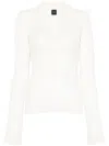 Shop Pinko Anna Purna Polo Top In White