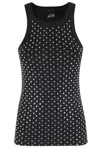 Pinko Fitted Sleeveless Top Featuring Stud Embellishments In Multi
