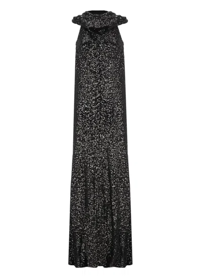 PINKO APOLLINAIRE OPEN-BACK GOWN