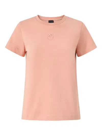 Pinko Appliquéd T-shirt In Pink