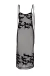 Pinko X Patrick Mcdowell Horse Motif Sheer Midi Dress